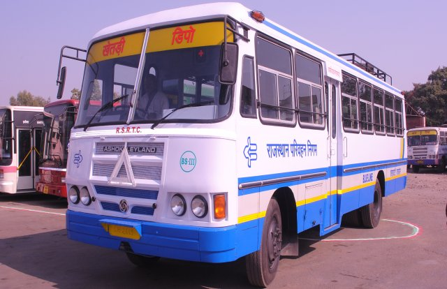 udaipur roadways bus time table