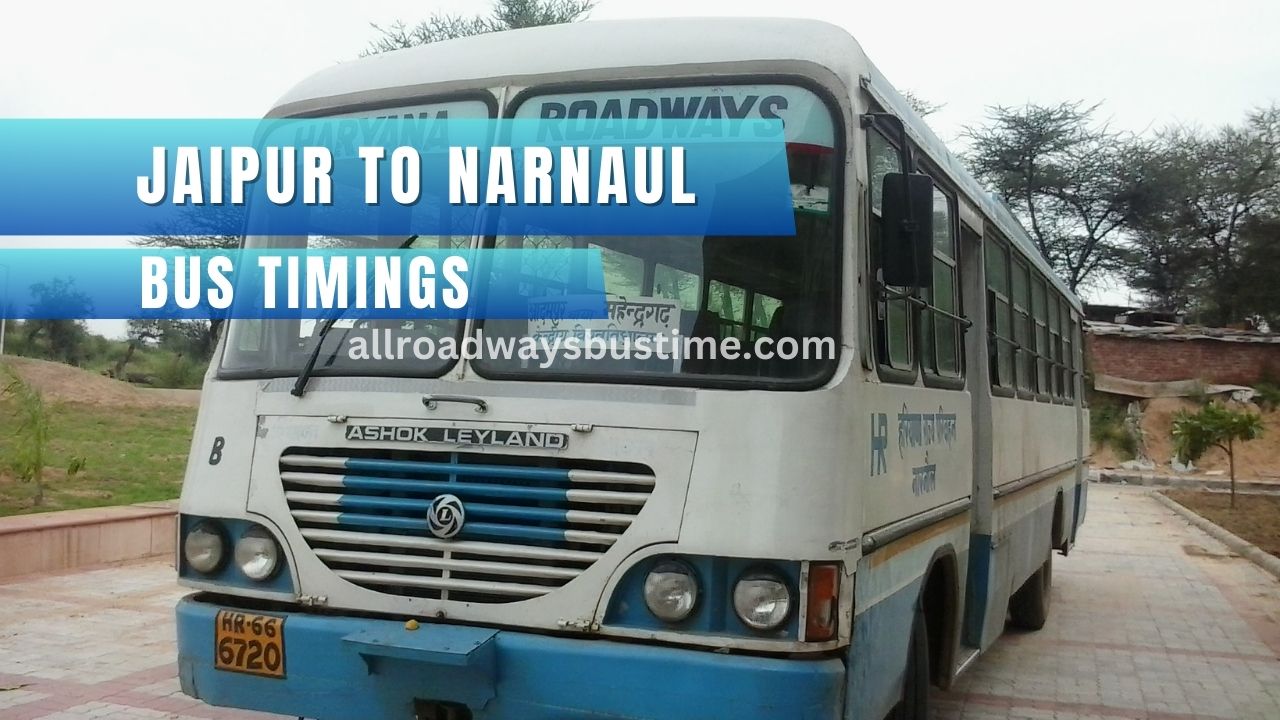 jaipur to narnaul bus time table