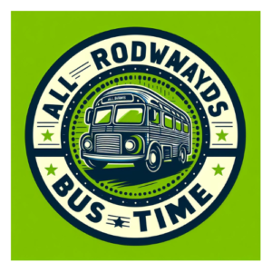 All roadways bus time logo