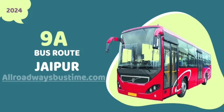 9a bus route jaipur